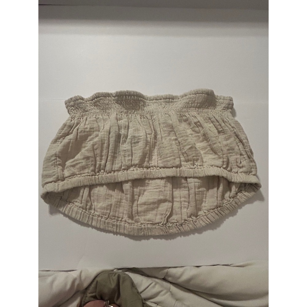 Universal Thread Gauze Strapless Linen Blend Smoc… - image 2